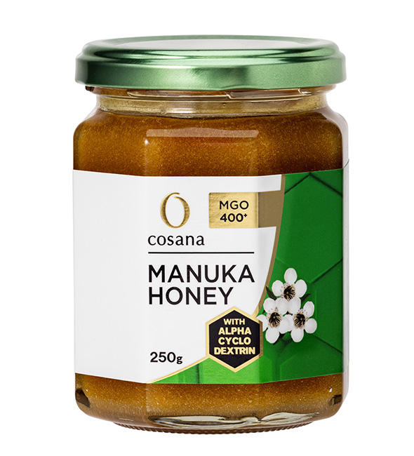 α-シクロデキストリン入りマヌカハニーMGO400+ 250g